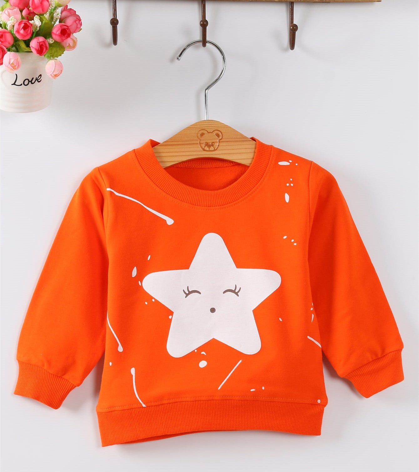 Baby Star Print Jumper - Cozy Cotton Pullover for Ultimate Comfort