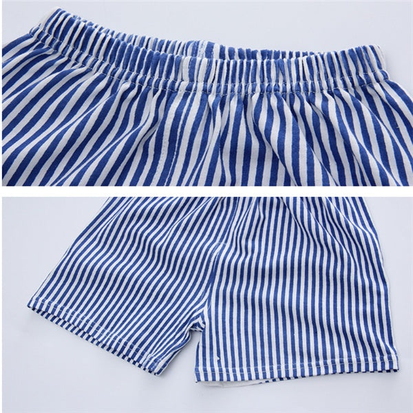 Baby Summer Outfit Set – Short Sleeve Tee & Matching Shorts for Playful Days