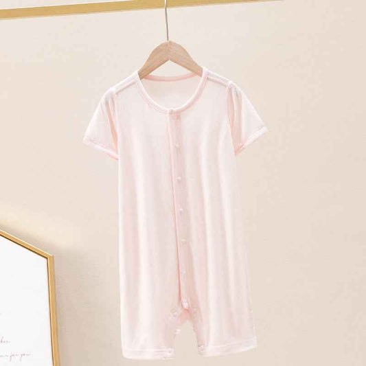 Bamboo Short Sleeve Baby Romper – Ultra Soft & Breathable