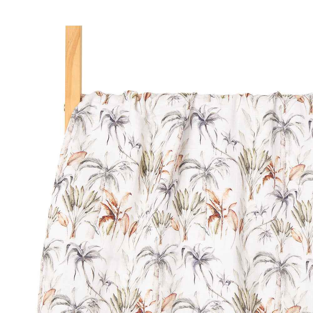 Newborn Bamboo Cotton Gauze Baby Blanket – Soft Muslin Wrap (120×110cm)