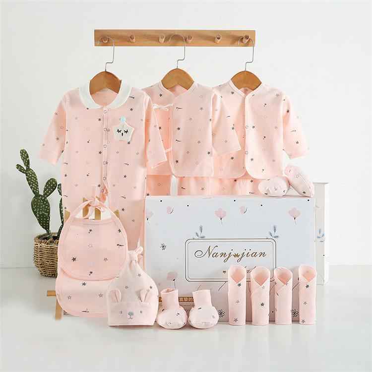 Complete Newborn Baby Gift Box – Essential Clothing & Accessories Set (24 Pieces)