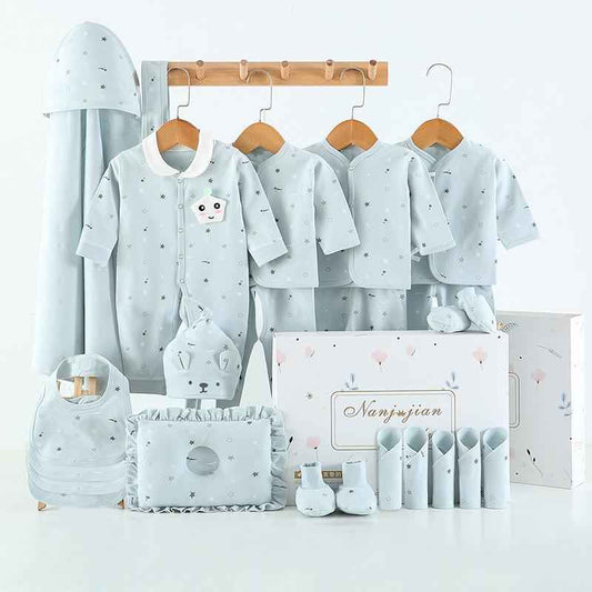 Complete Newborn Baby Gift Box – Essential Clothing & Accessories Set (24 Pieces)