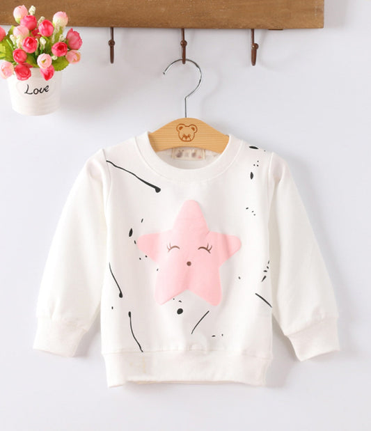 Baby Star Print Jumper - Cozy Cotton Pullover for Ultimate Comfort
