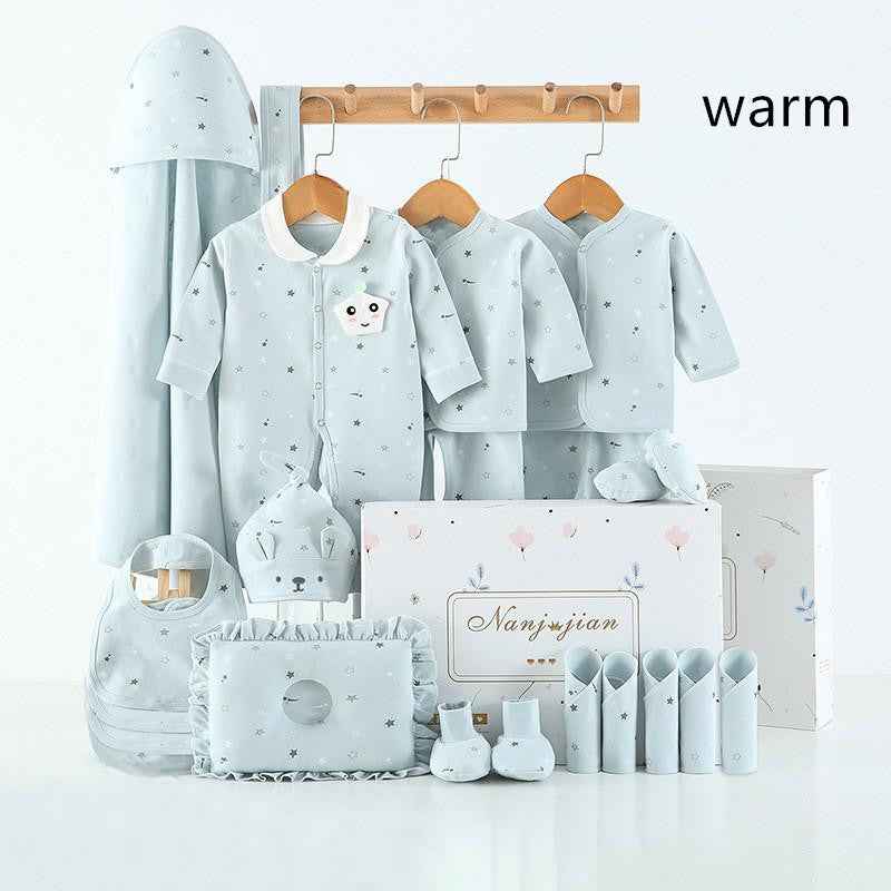 Complete Newborn Baby Gift Box – Essential Clothing & Accessories Set (24 Pieces)