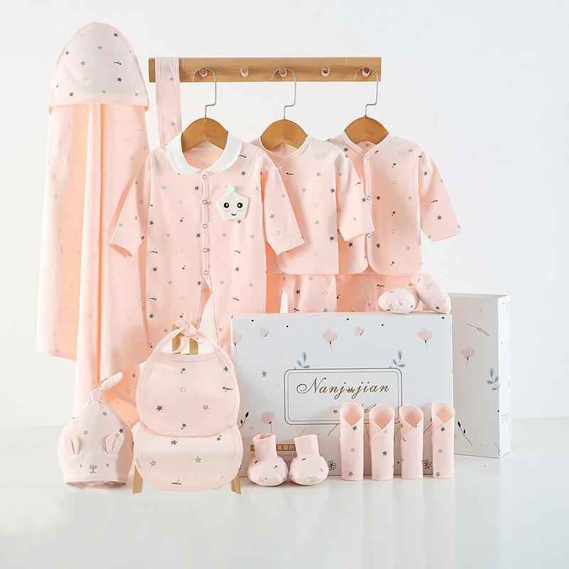 Complete Newborn Baby Gift Box – Essential Clothing & Accessories Set (24 Pieces)