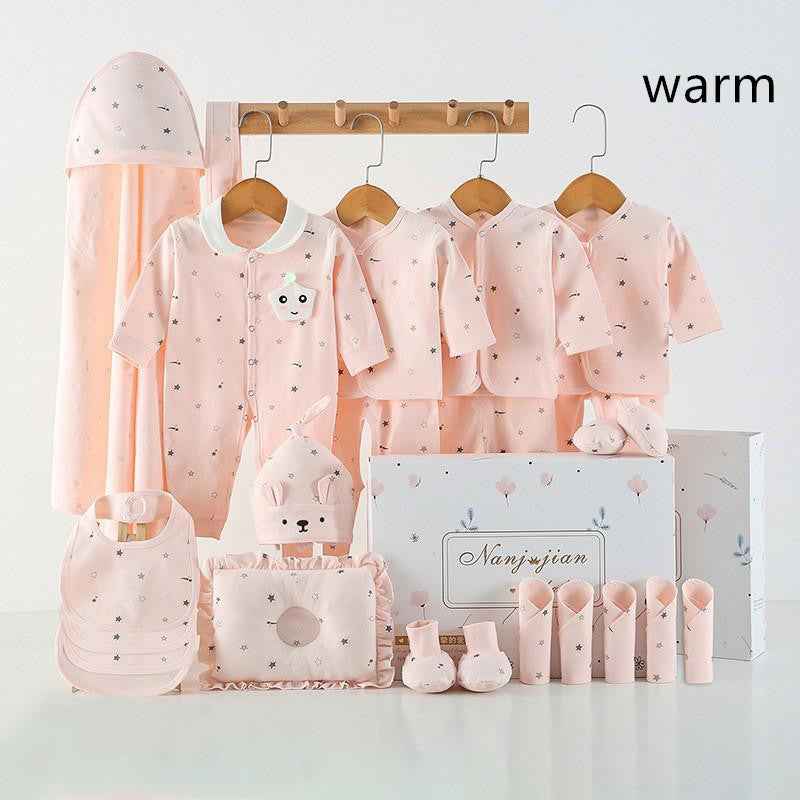 Complete Newborn Baby Gift Box – Essential Clothing & Accessories Set (24 Pieces)