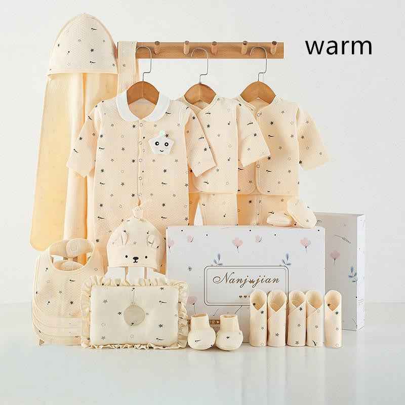 Complete Newborn Baby Gift Box – Essential Clothing & Accessories Set (24 Pieces)