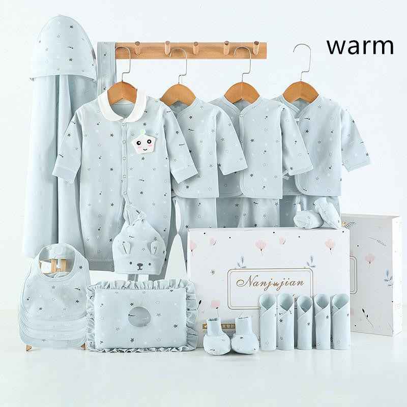 Complete Newborn Baby Gift Box – Essential Clothing & Accessories Set (24 Pieces)