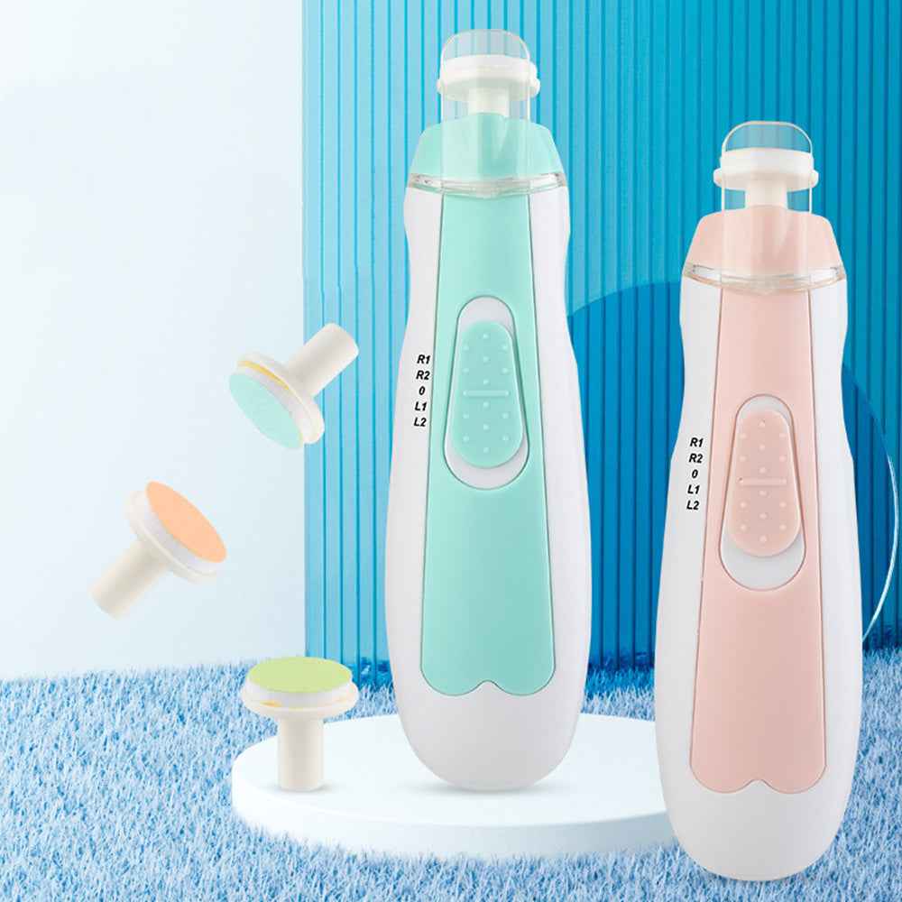 Newborn Electric Nail Clipper & Grooming Set – Safe Baby Nail Care Kit