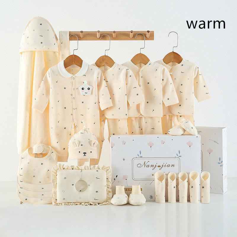 Complete Newborn Baby Gift Box – Essential Clothing & Accessories Set (24 Pieces)