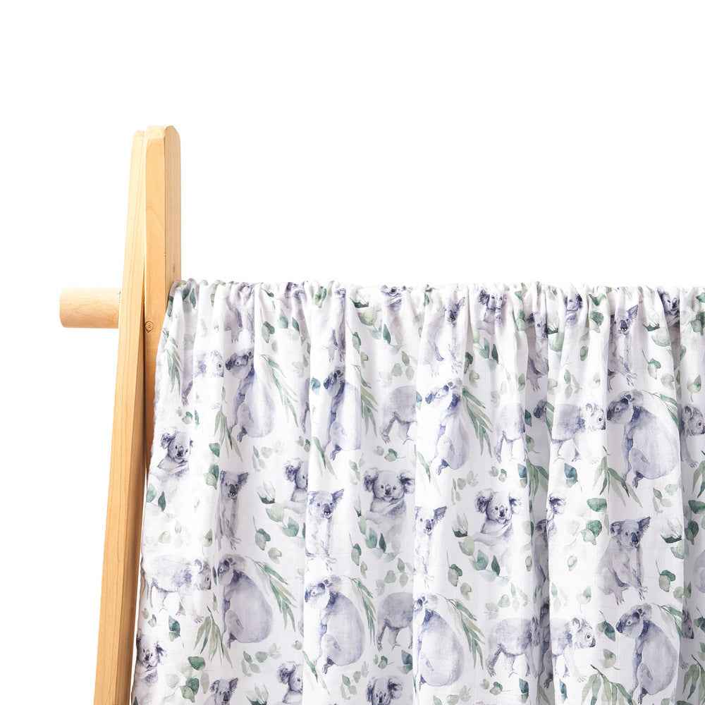 Newborn Bamboo Cotton Gauze Baby Blanket – Soft Muslin Wrap (120×110cm)