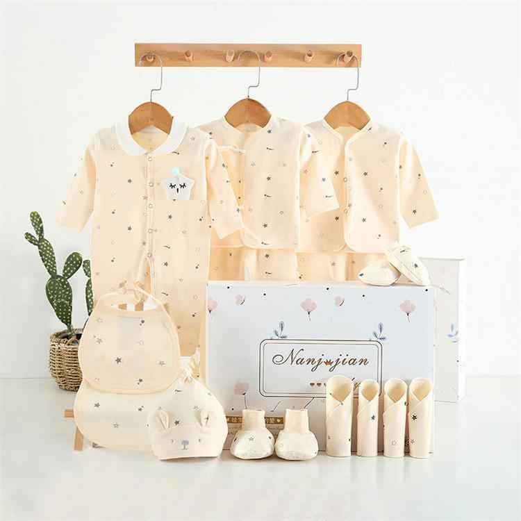 Complete Newborn Baby Gift Box – Essential Clothing & Accessories Set (24 Pieces)