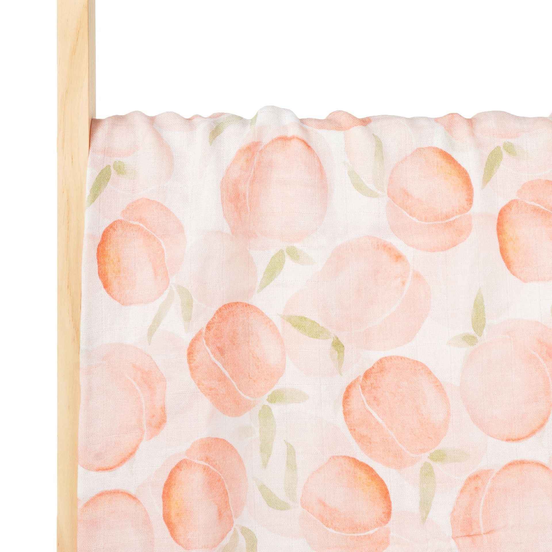 Newborn Bamboo Cotton Gauze Baby Blanket – Soft Muslin Wrap (120×110cm)
