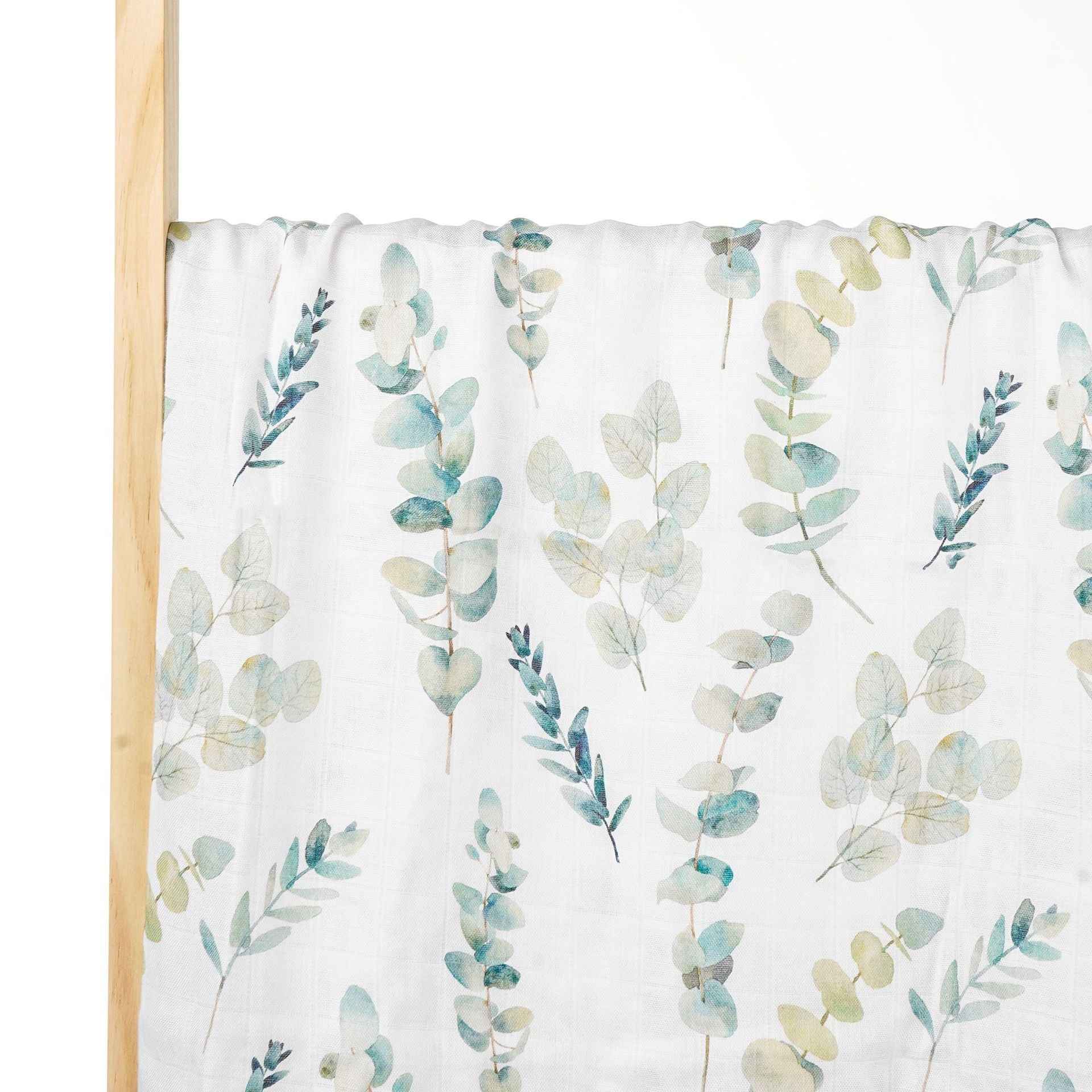 Newborn Bamboo Cotton Gauze Baby Blanket – Soft Muslin Wrap (120×110cm)