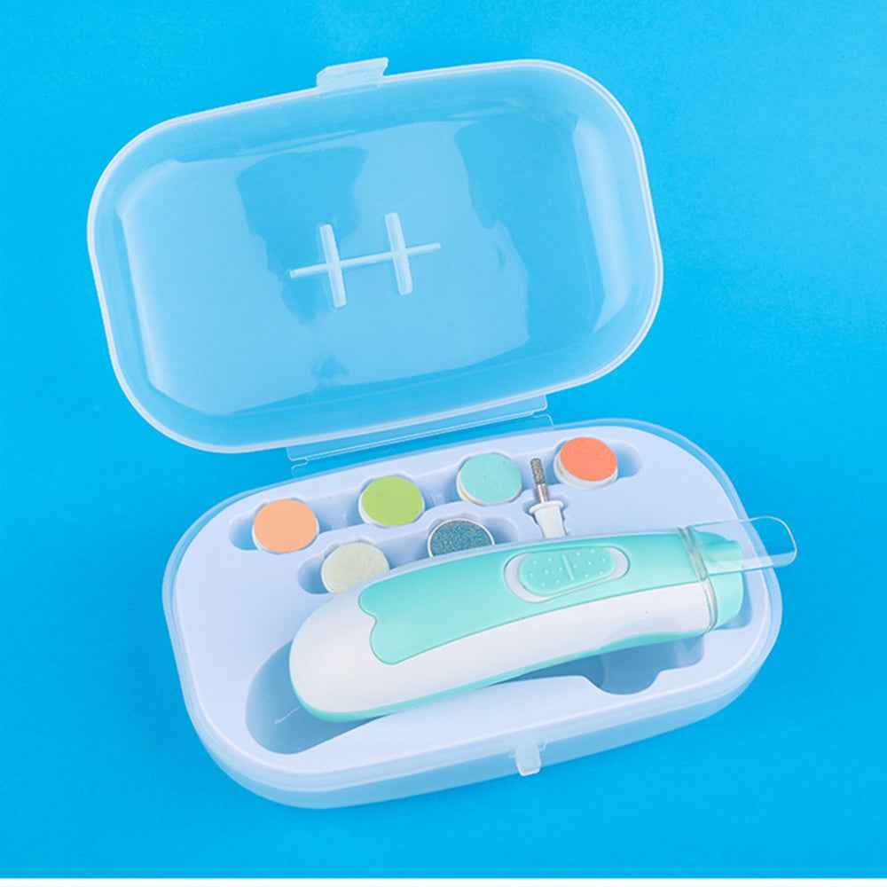 Newborn Electric Nail Clipper & Grooming Set – Safe Baby Nail Care Kit