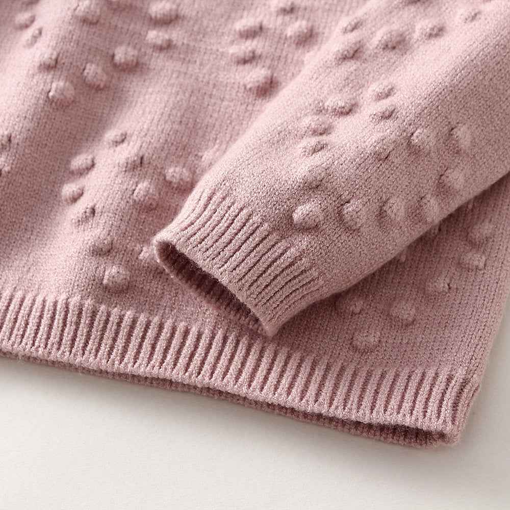 Bobble Knit Baby Set – Sweater & Leggings Two-Piece