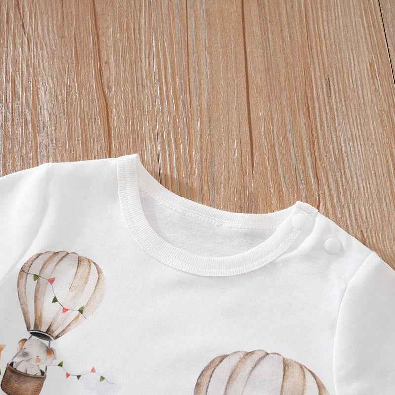 Summer Baby Animal Print Romper – Short Sleeve Newborn Jumpsuit