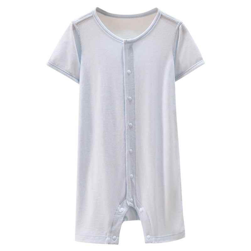 Bamboo Short Sleeve Baby Romper – Ultra Soft & Breathable