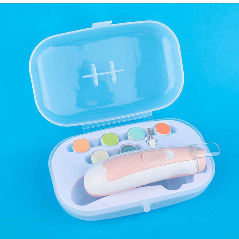 Newborn Electric Nail Clipper & Grooming Set – Safe Baby Nail Care Kit