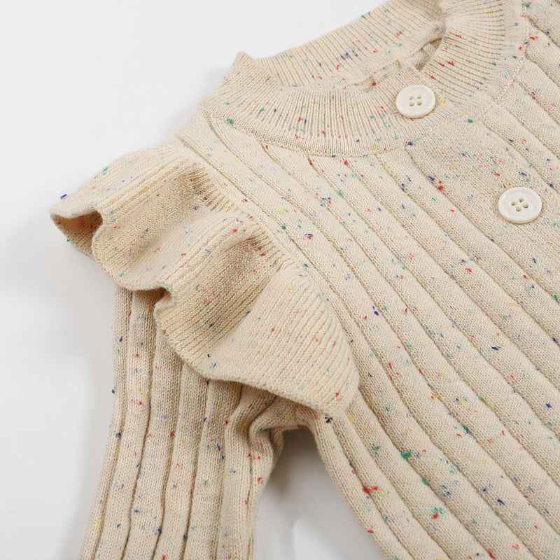 Baby Knitted Autumn Jumpsuit – Soft Cotton Blend for Cosy Days