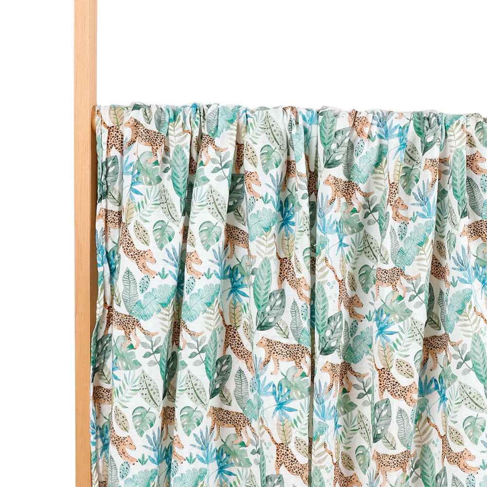 Newborn Bamboo Cotton Gauze Baby Blanket – Soft Muslin Wrap (120×110cm)