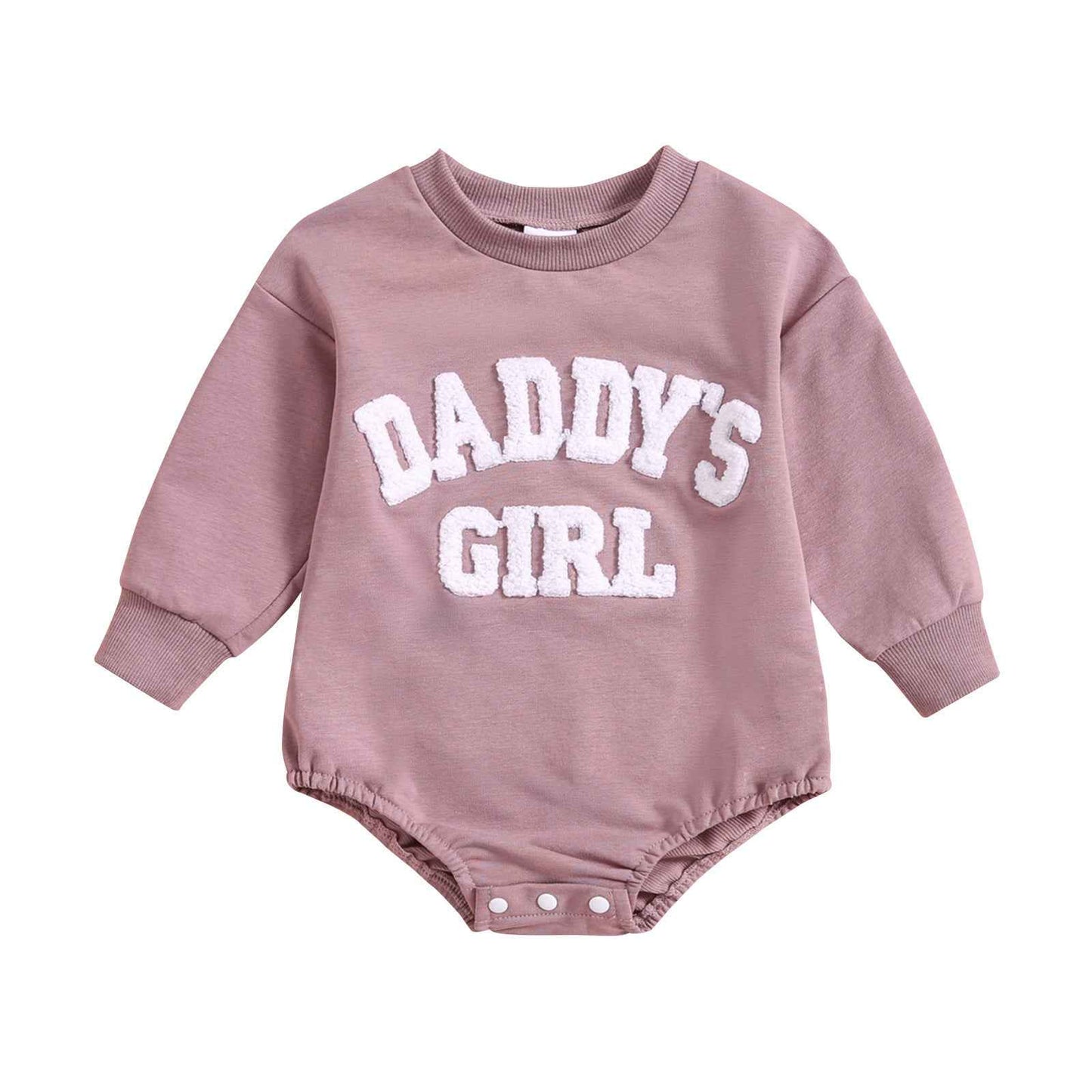 Daddy’s Girl Fleece-Letter Baby Romper