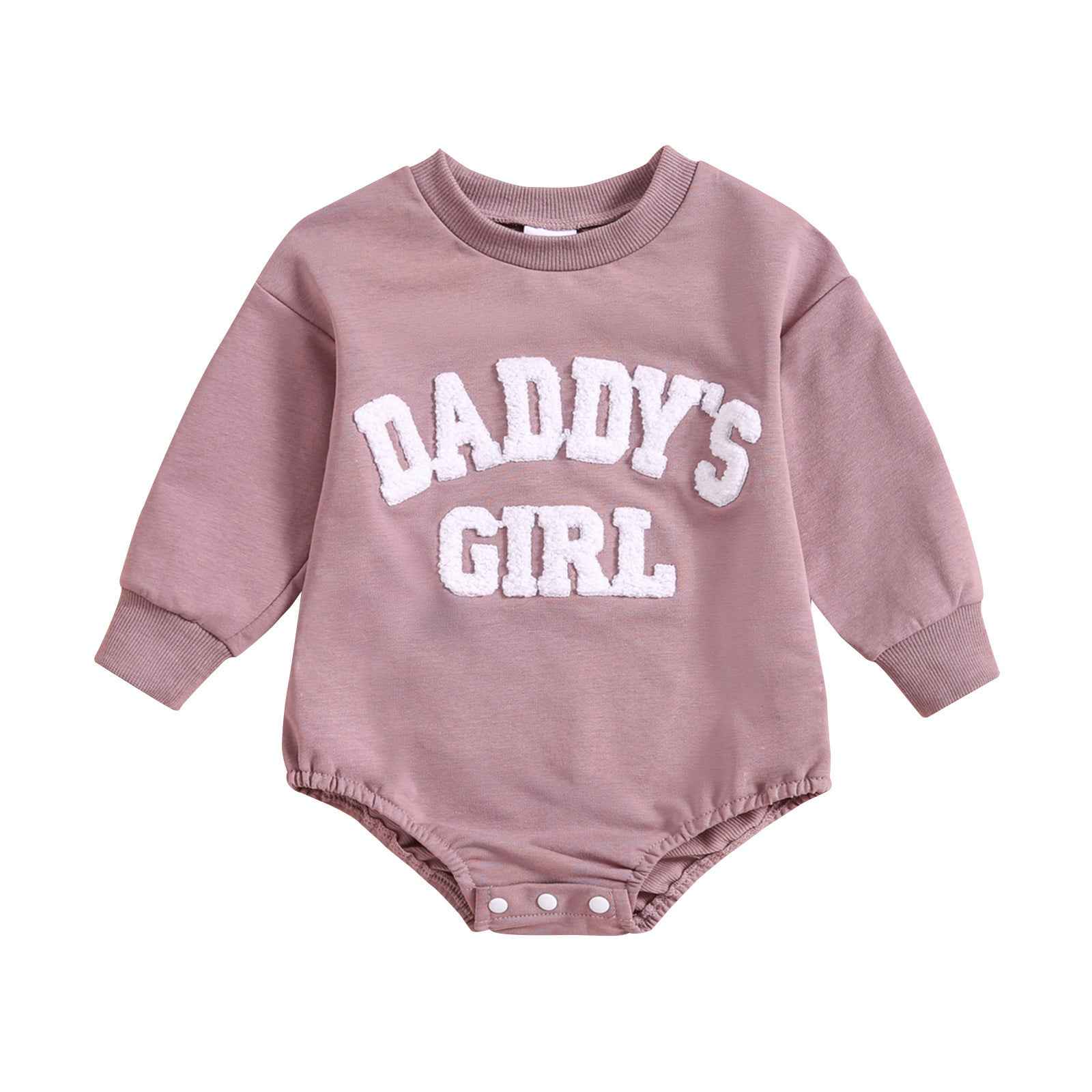 Daddy’s Girl Fleece-Letter Baby Romper