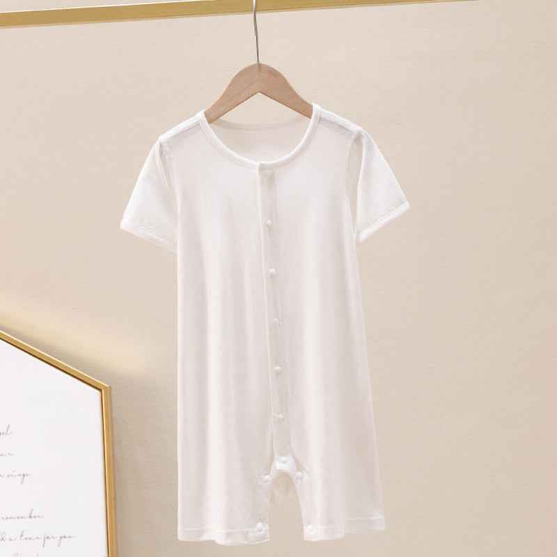 Bamboo Short Sleeve Baby Romper – Ultra Soft & Breathable