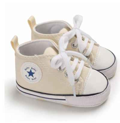 Baby Canvas Soft Sole Shoes – First Walker Sneakers